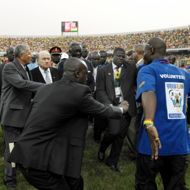 2008-01-20  CAN 08, SEPP BLATTER BEI DER ERÖFFNUNGSZEREMONIE, Accra Sports Stadium, Ghana
